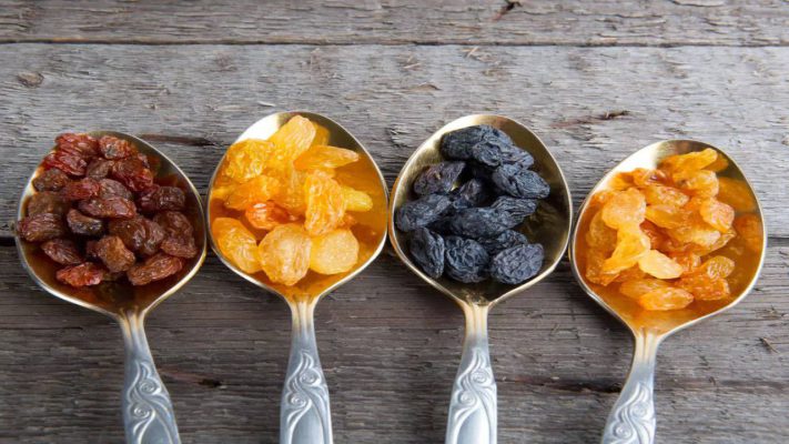 The difference between black raisins green raisins and golden raisins