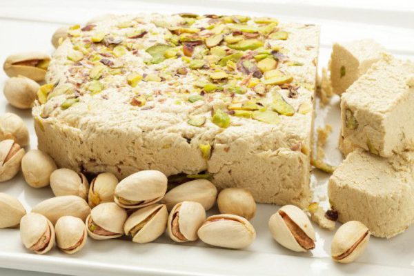 Second step add oil and tahini