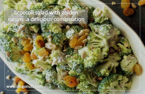 broccoli salad with golden raisins a delicious combination