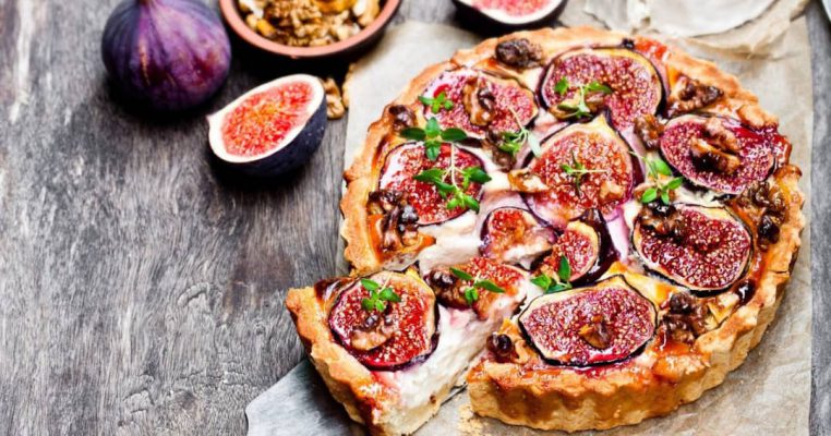 Fig Tart Recipe with Almond Cream