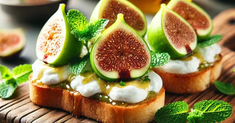 Recipes using unripe figs with yogurt and mint