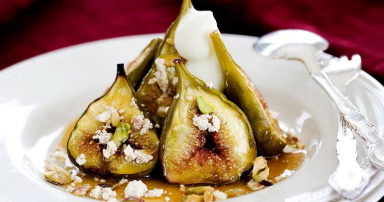 Green figs recipes with Balsamic Vinegar, Feta Cheese