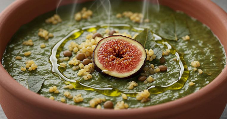 Fig Leaf Soup with Bulgur and Lentils Fig Leaf Soup with Bulgur and Lentils