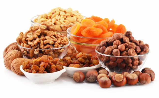 dry fruits items list