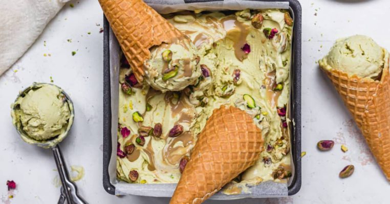 Spread Pistachio Ice Cream