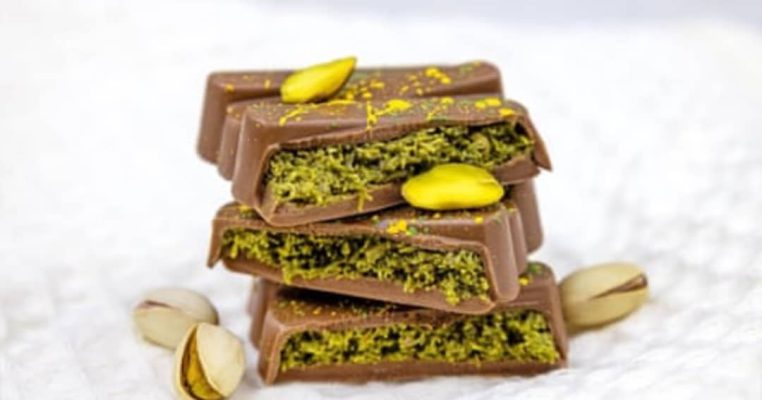 Indulge in the rich taste of pistachio chocolate, crafted to perfection