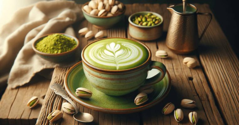 Pistachio coffee