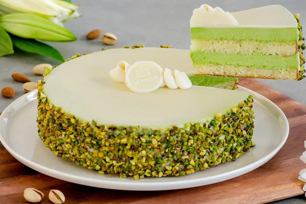 Russian Napoleon pistachio Cake