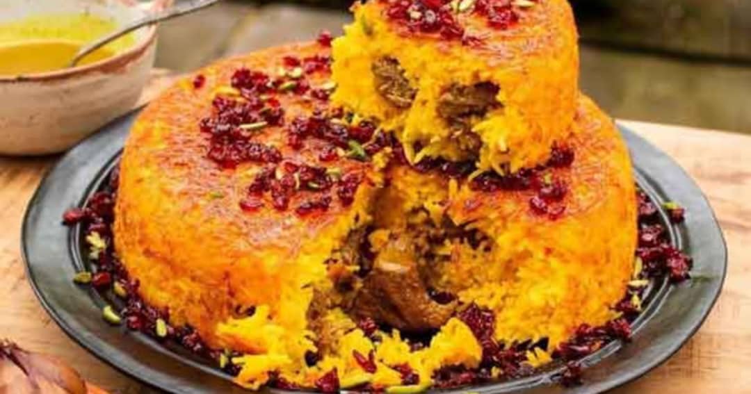 أرز بالزعفران والفستق وصفة