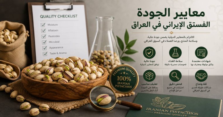 معايير الجودة الفستق الإيراني