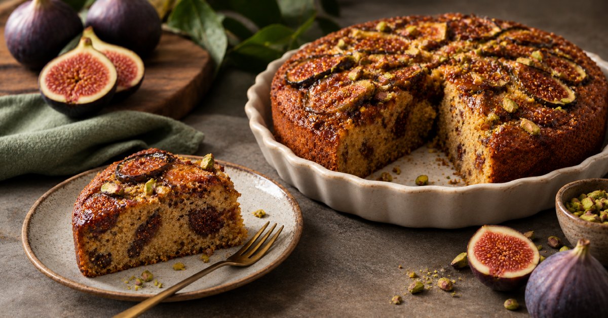 Anjeer Cake Slice