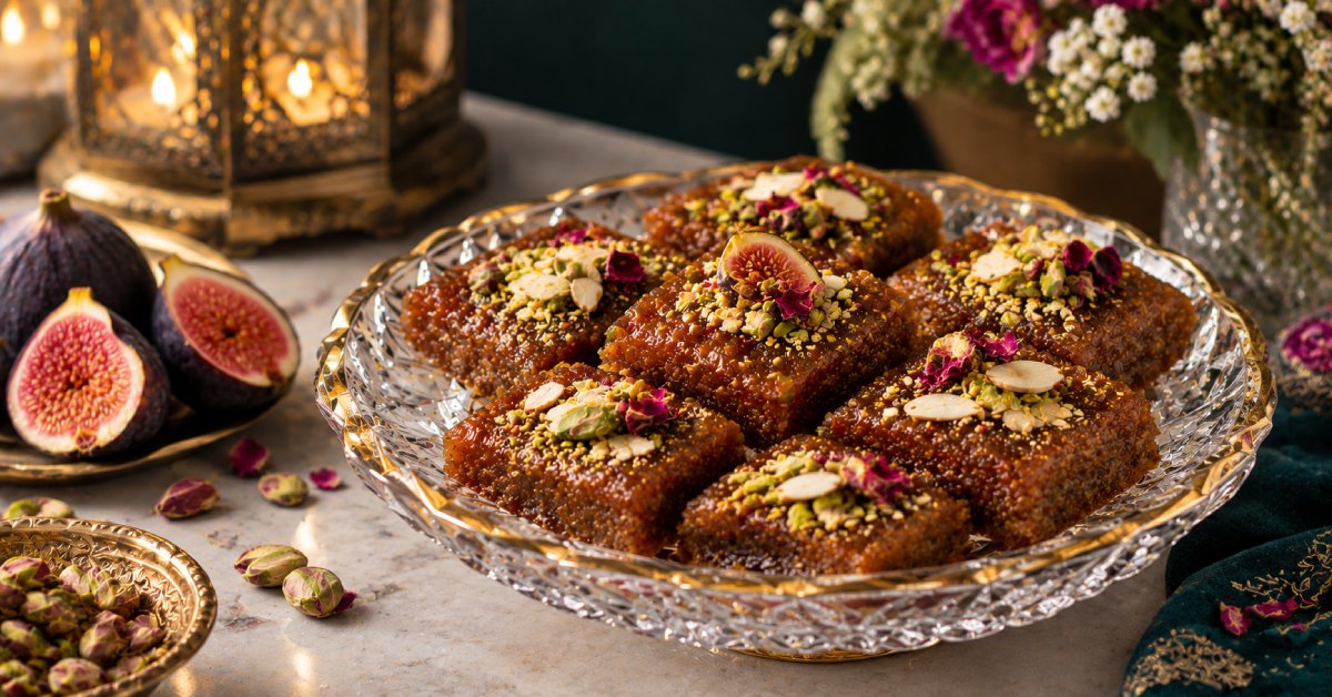 Decorated Anjeer Halwa